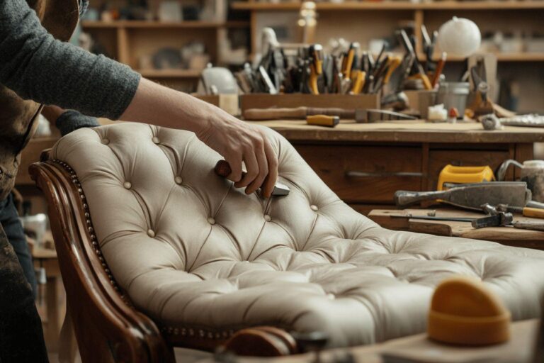 Refaire l’assise d’une chaise en simili cuir : étapes et astuces